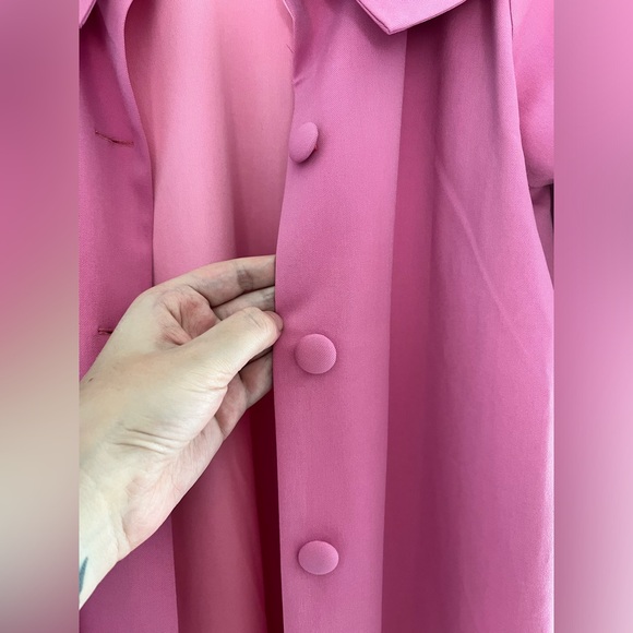 NWOT 1960s Persian Pink Coat-Size 12 - Picture 7 of 7